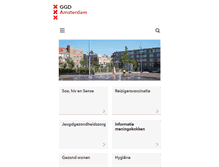 Tablet Screenshot of ggd.amsterdam.nl